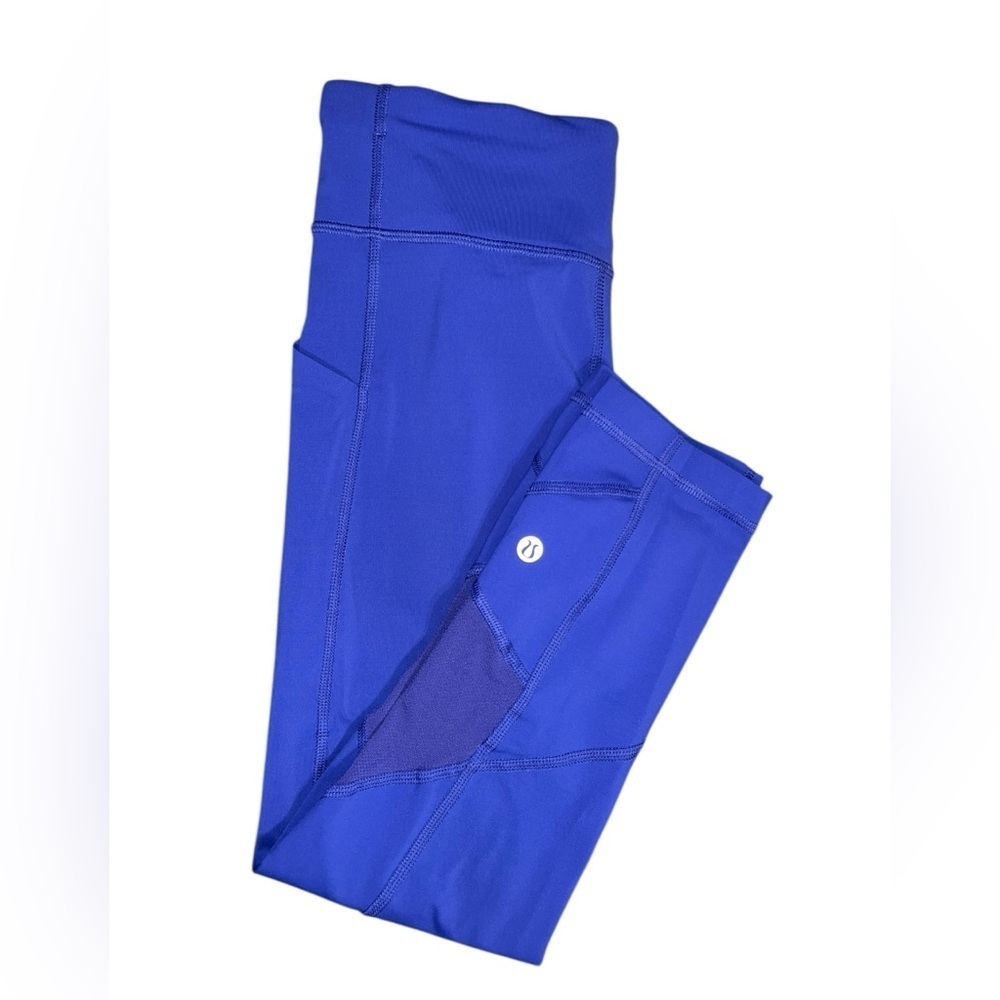 Lululemon Fast As Light Crop 19” Leggings – Jet Stream Blue – Size 4
